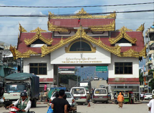 ミャワディ国境ゲート-ミャンマー側